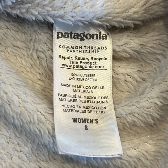 🌸 Patagonia Re-Tool Snap-T® Pullover White Small Style 25442 - Picture 4 of 8